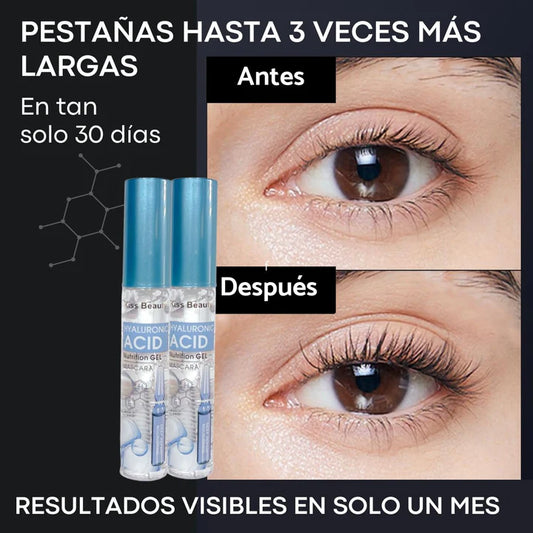 RIMEL TRANSPARENTE CON ACIDO HIALURONICO