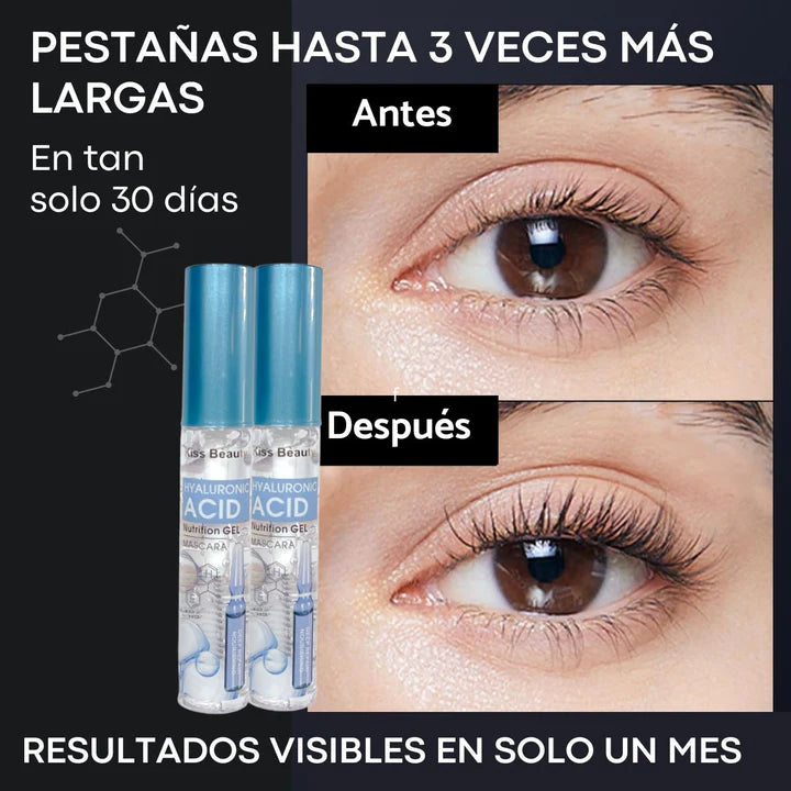 RIMEL TRANSPARENTE CON ACIDO HIALURONICO