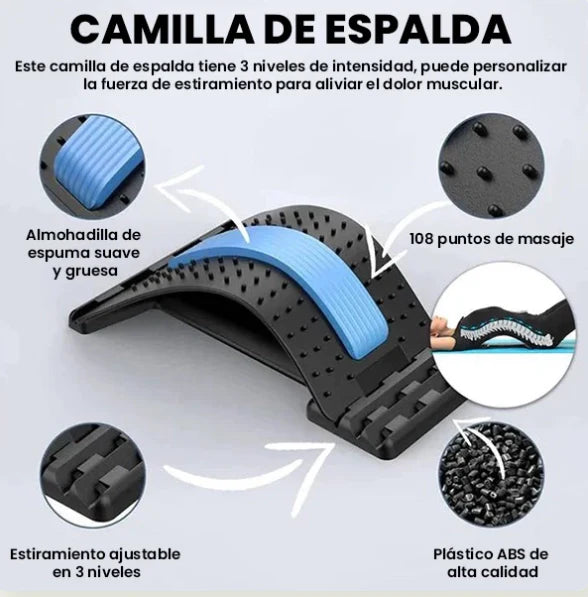 Corrector Lumbar y Estirador de Columna