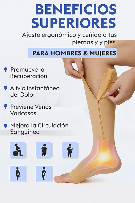 MEDIAS DE COMPRESION ANTIVARICES